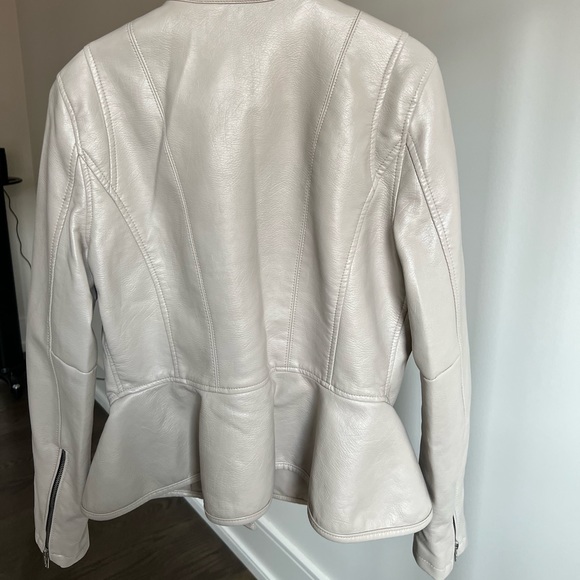 Blank NYC Taupe Leather Jacket - Picture 4 of 6